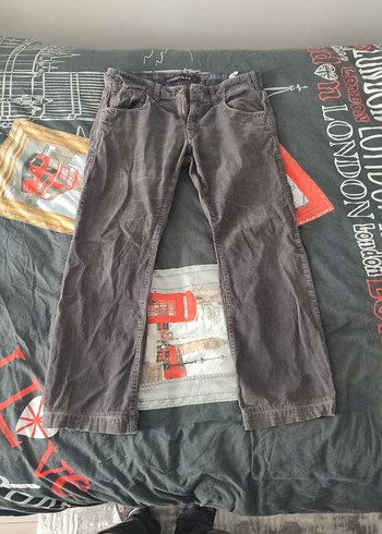 Kadife vintage pantolon - Görsel 4