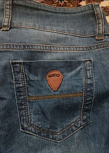 Gucci Denim Jeans Pantolon - Görsel 5