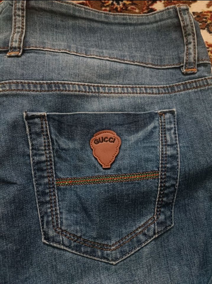 Gucci Denim Jeans Pantolon - Görsel 5