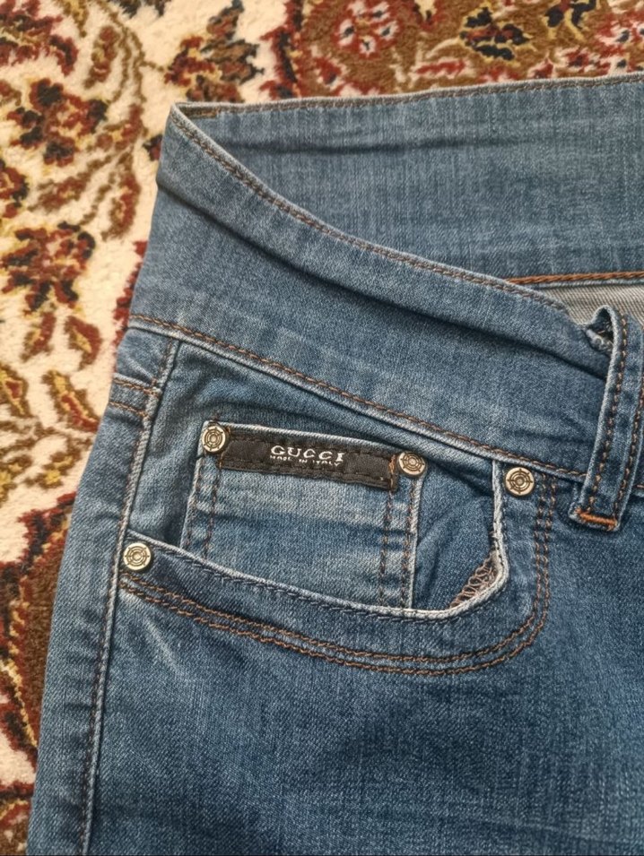 Gucci Denim Jeans Pantolon - Görsel 4