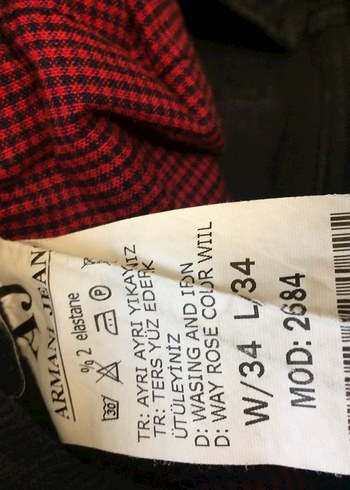 Armani Kadife Jeans - Görsel 6