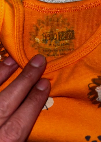 Renkli Baskılı Kahverengi Erkek Bebek Atlet Body - Görsel 2