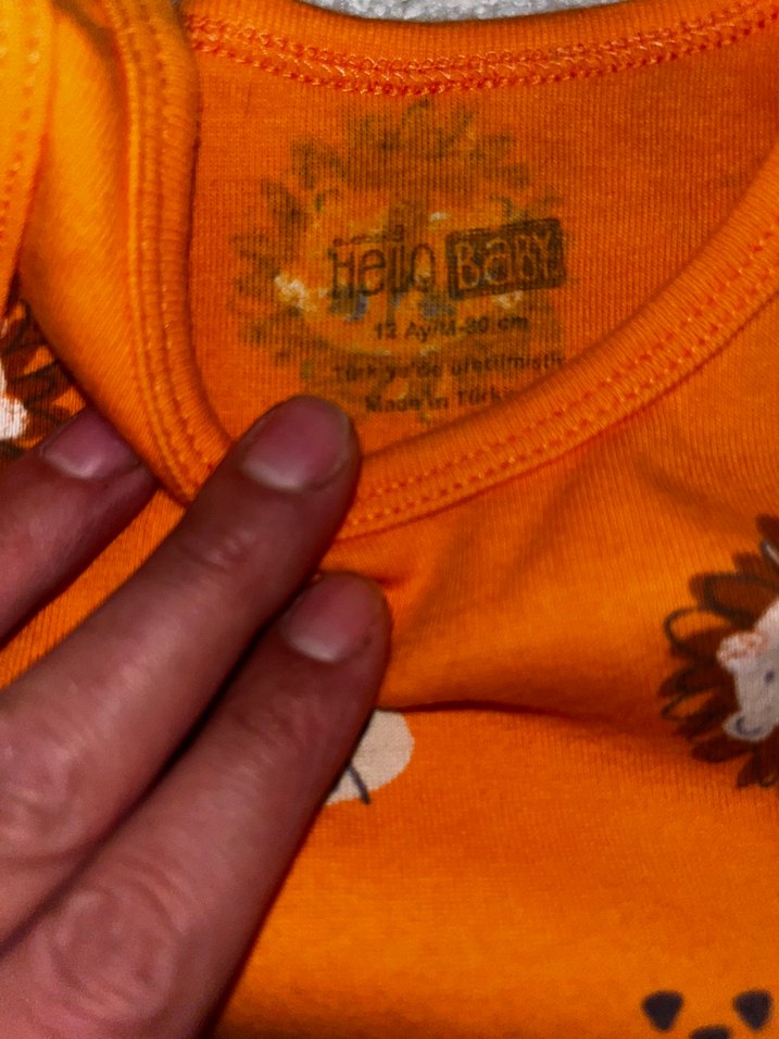 Renkli Baskılı Kahverengi Erkek Bebek Atlet Body - Görsel 2