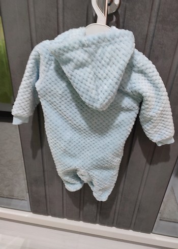 Mavi Nakışlı Erkek Bebek Tulumu - Görsel 2