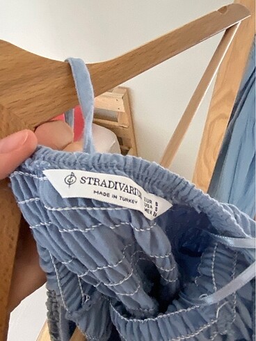 s Beden mavi Renk Stradivarius Elbise