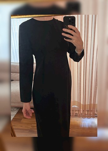 Aker Siyah Davet Elbisesi - Görsel 2