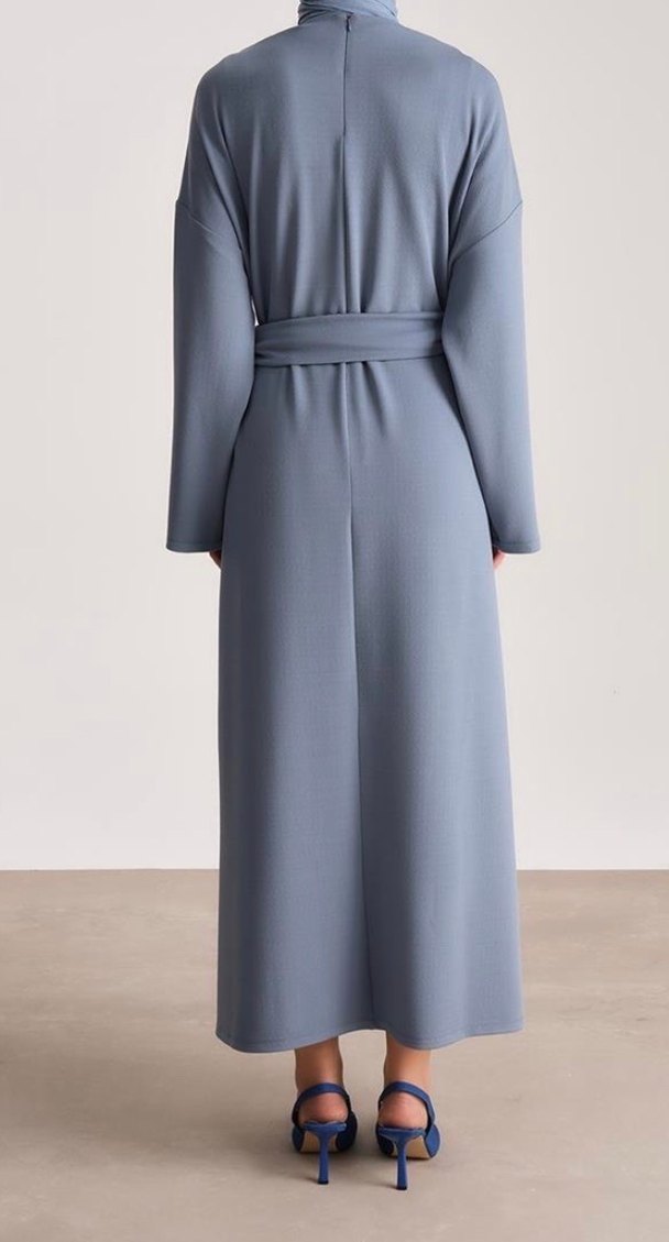 Yüksek Yaka Armine Elbise - Görsel 3