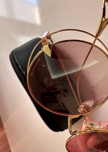 Şeffaf Pembe Polarize Gözlük - GIOFERRARI - Görsel 3