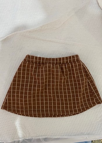 Kahverengi Kareli Bebek Etek - Görsel 3