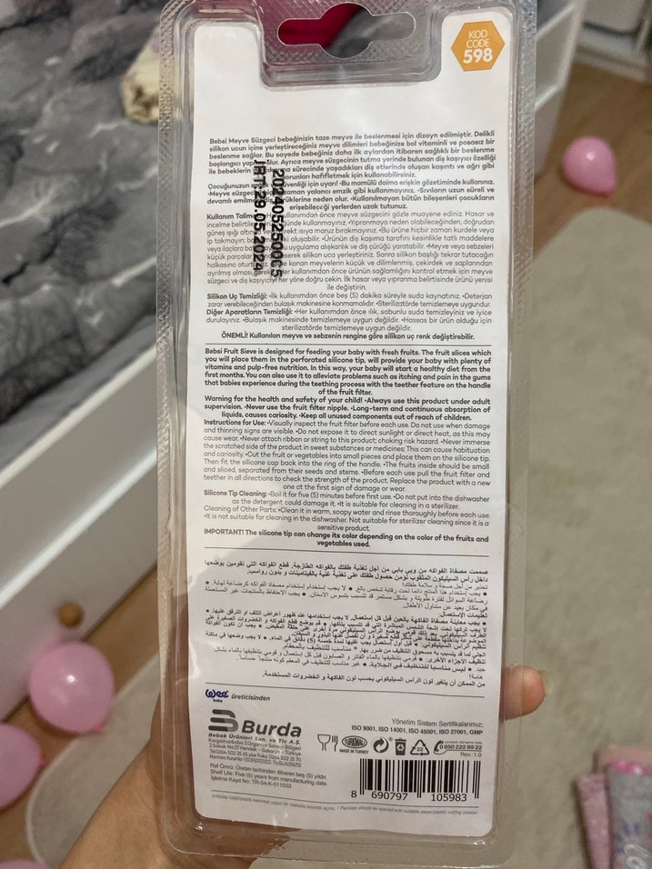 Meyve Süzgeci Bebsi - Görsel 2