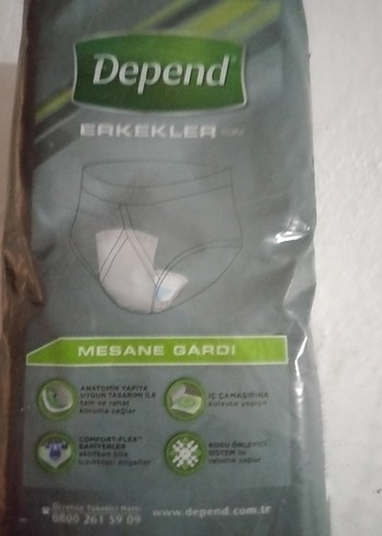 Depend Erkekler İçin Mesane Gardi 10'lu - Görsel 3