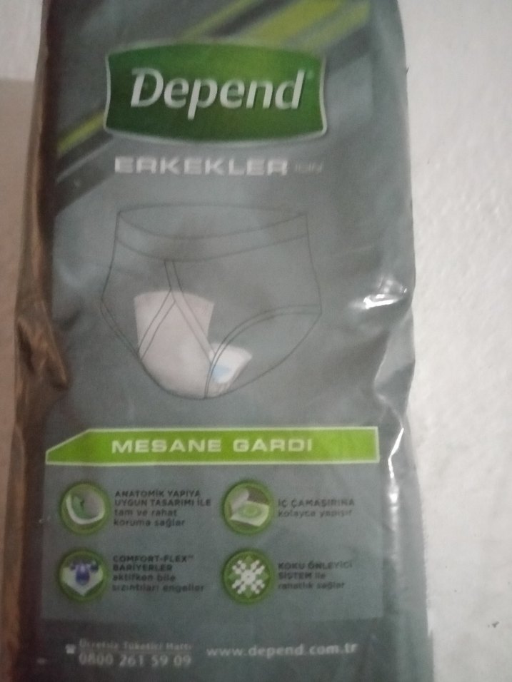 Depend Erkekler İçin Mesane Gardi 10'lu - Görsel 3
