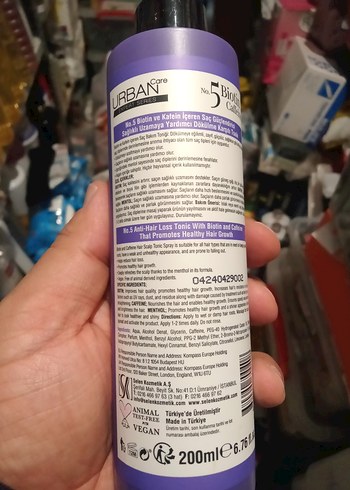 Urban Care Biotin ve Kafein İçeren Saç Toniği - Görsel 2