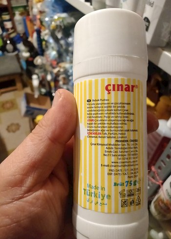 Çınar Bebek Pudrası Sarı Kapaklı - Görsel 2