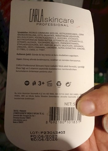 Kiraz Aromalı Dudak Nemlendirici Stick - Görsel 2