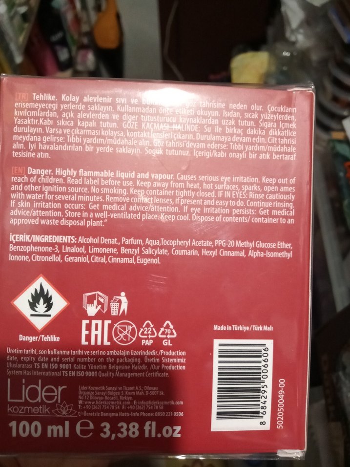 Chronic Strong Erkek Parfüm 100 ml - Görsel 2