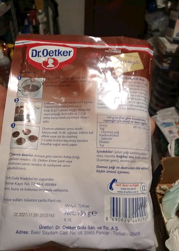 Dr. Oetker Supangle Yoğun Kakao 135g - Görsel 2