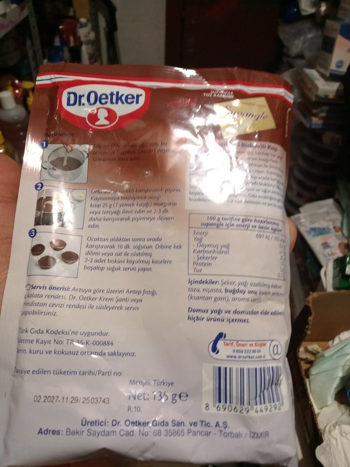 Dr. Oetker Supangle Yoğun Kakao 135g - Görsel 2
