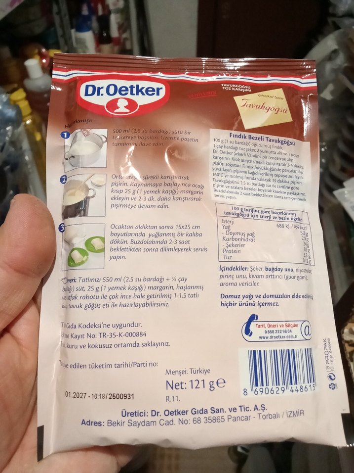 Dr. Oetker Tavuk Göğsü Tozu 121g - Görsel 2