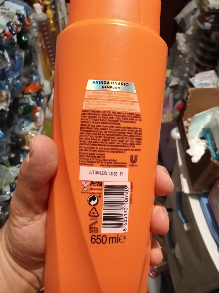 Elidor Anında Onarıcı Şampuan 650 ml - Görsel 2