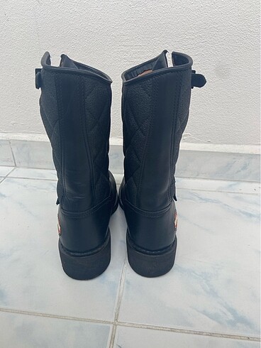 39 Beden siyah Renk Harley Davidson Kadın Bot