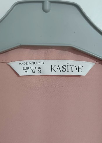 Kemerli Pudra Rengi Uzun Tulum - Görsel 3