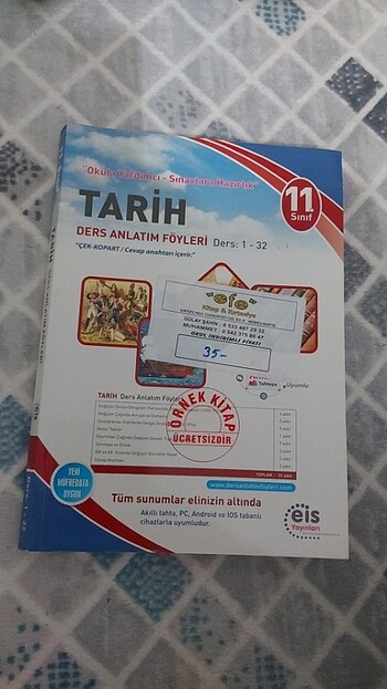 Eis yayınları 11. Sinif tarih ders anlatım foyleri