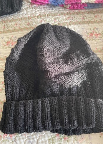 Kadın Çok Renkli Örgü Bere Seti - Görsel 3