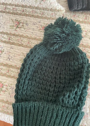 Kadın Çok Renkli Örgü Bere Seti - Görsel 2