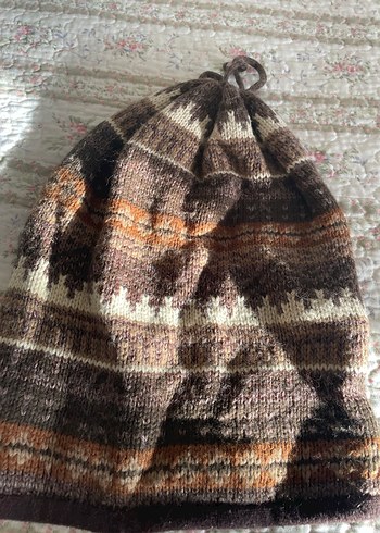 Kadın Çok Renkli Örgü Bere Seti - Görsel 8