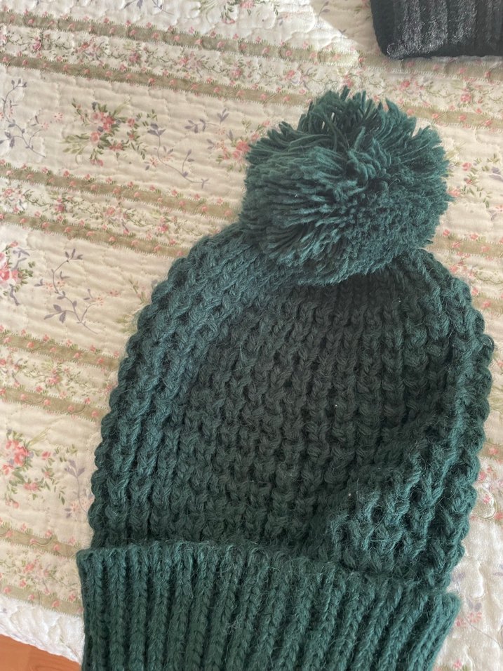 Kadın Çok Renkli Örgü Bere Seti - Görsel 2