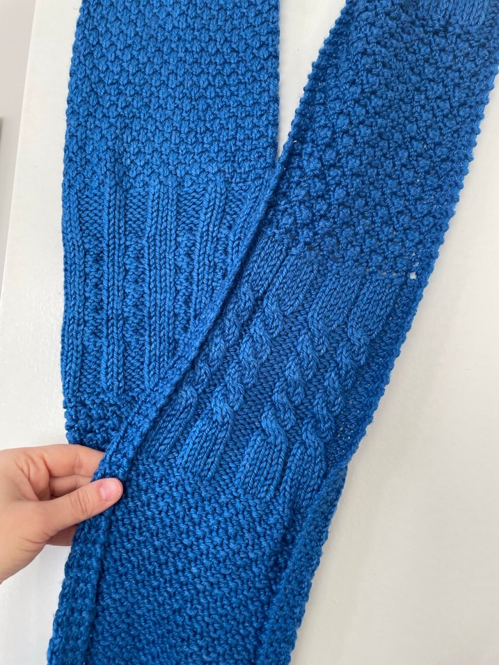 Siyah Dantelli Kadın Örgü Şal - Görsel 3