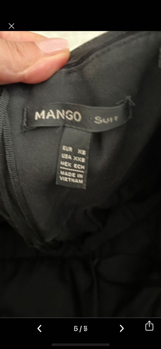 Siyah Straplez elbise - Görsel 4