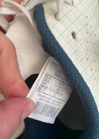 Beyaz Bağcıklı futbol Ayakkabısı - Görsel 6