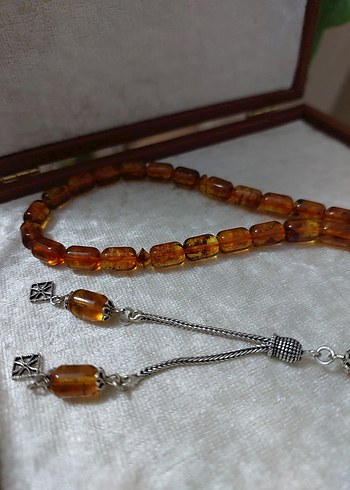 Hakiki Gümüş Fosil Damla - Görsel 3