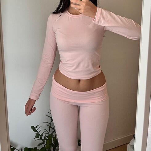 Beyaz Large Beden Pembe Medium beden