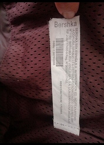 m Beden Bershka Baharlık Mont