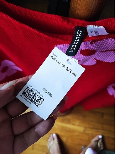 46 Beden H&M Çiçekli Elbise