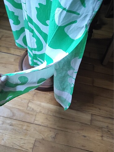 l Beden yeşil Renk H&M Kaftan Elbise