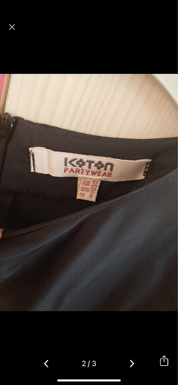 Koton Elbise siyah