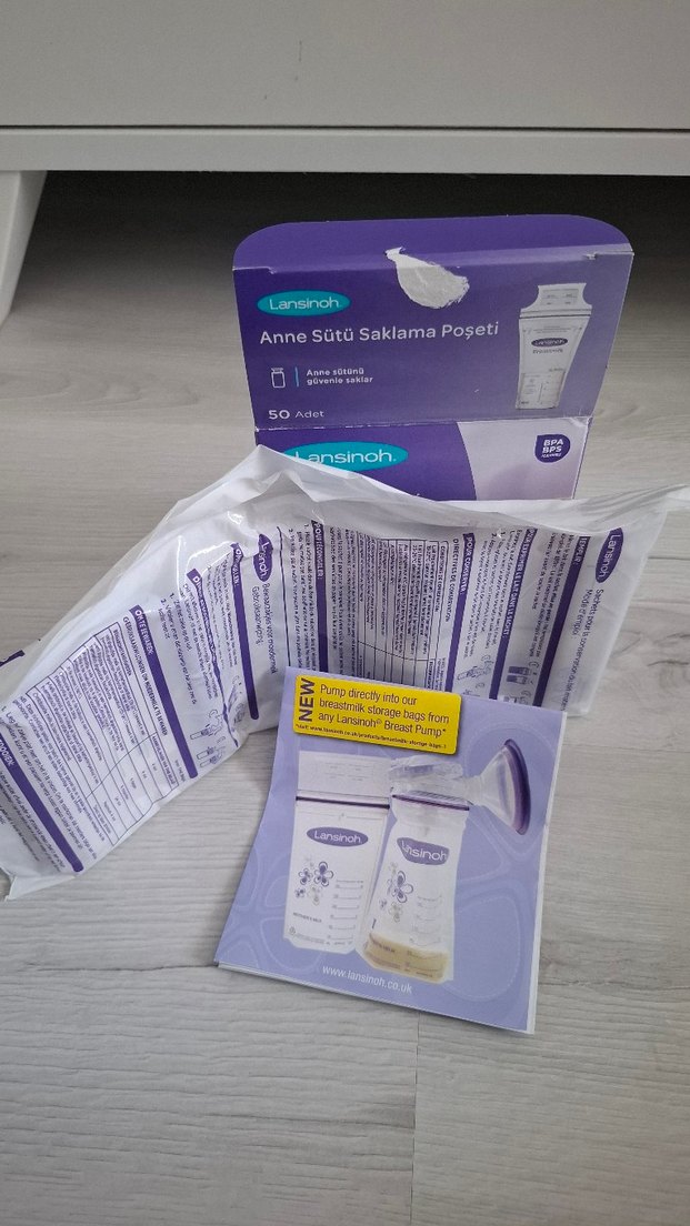 Anne Sütü Saklama Poşeti - Görsel 2