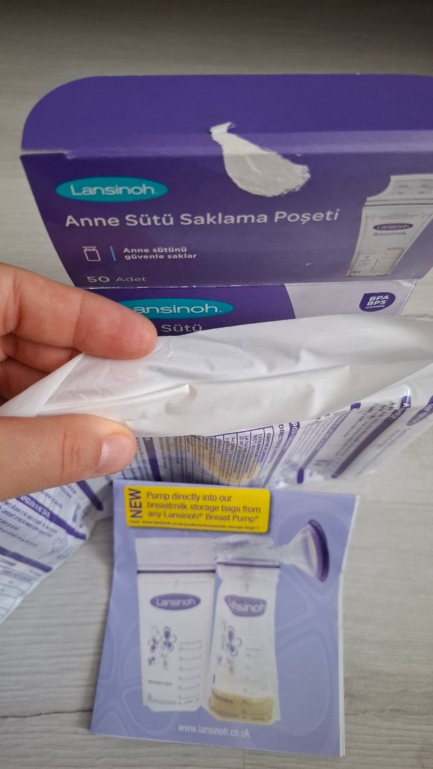Anne Sütü Saklama Poşeti - Görsel 3
