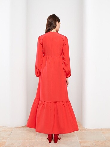 LC Waikiki LCW Modest tesettür elbise uzun elbise