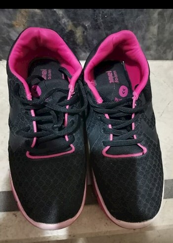 Pembe Bağcıklı Spor Ayakkabı