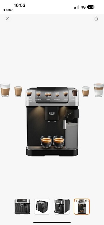 Beden Beko ceg tam otomatik espresso makinesi