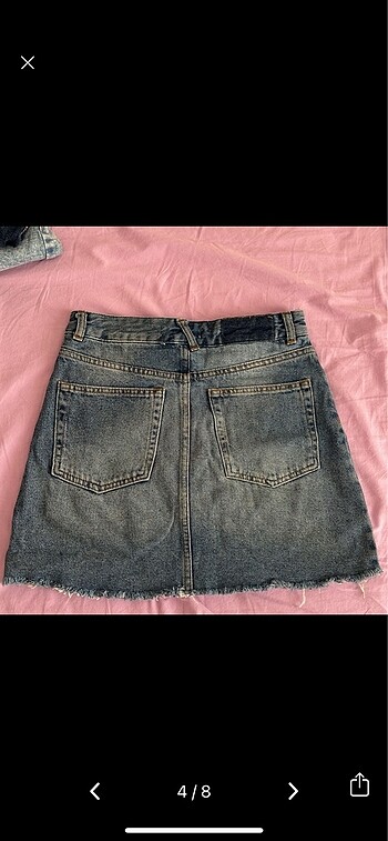 s Beden mavi Renk Pull & Bear Kot Etek