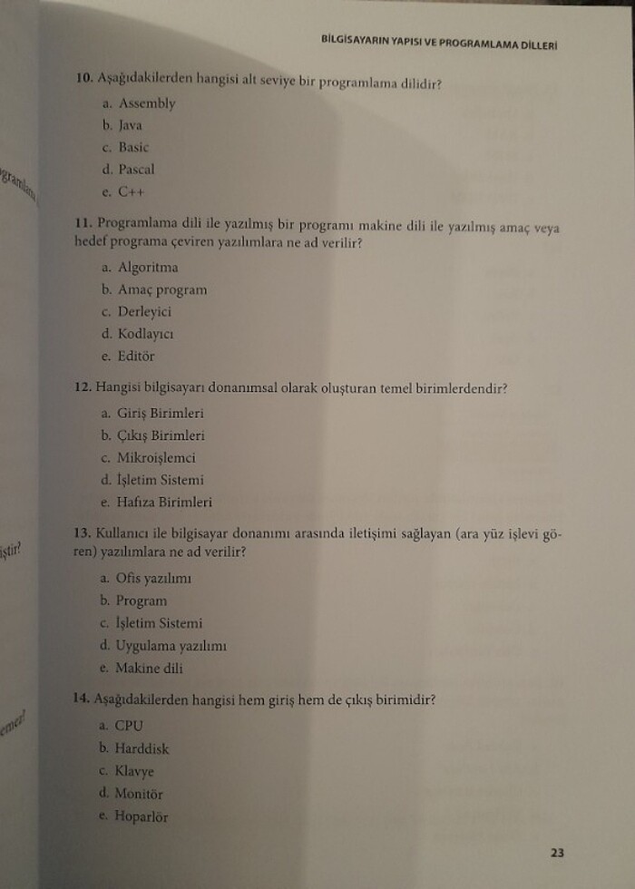 Algoritma ve Programlama (C/C++ ve Java dilleriyle) - Görsel 4