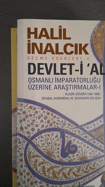 Halil İnalcık Devlet-i Aliyye Osmanlı Tarihi 1. Ve 2. Ciltler Ta