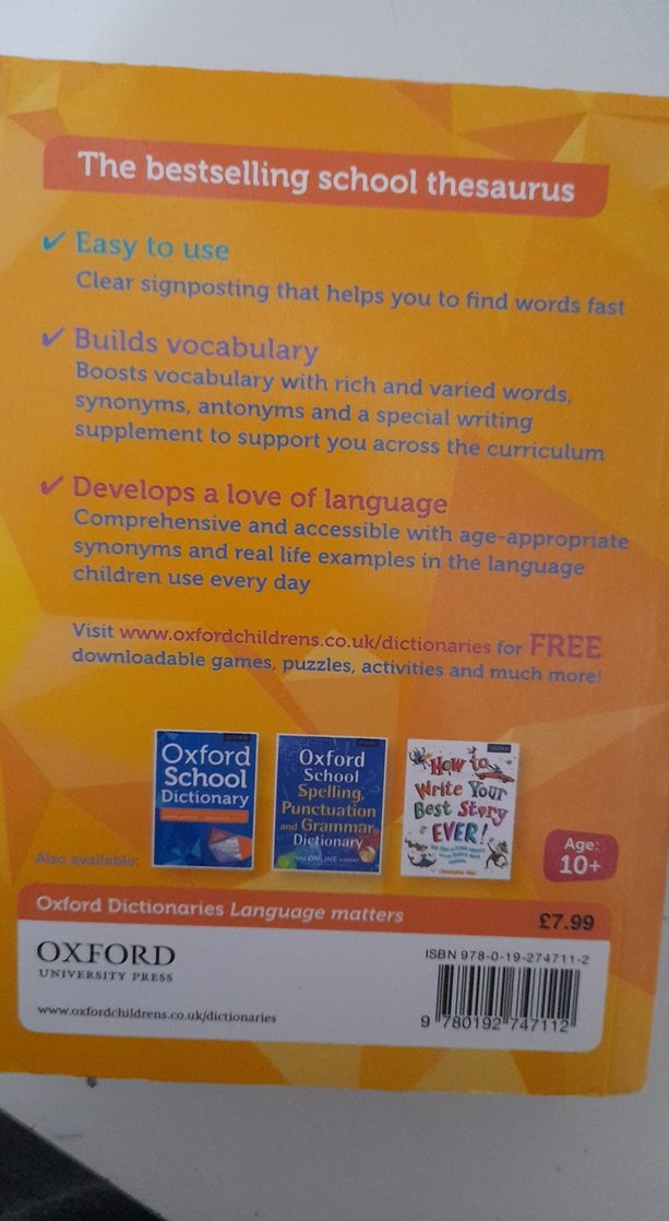 Oxford School Thesaurus İngilizce sözlük - Görsel 5