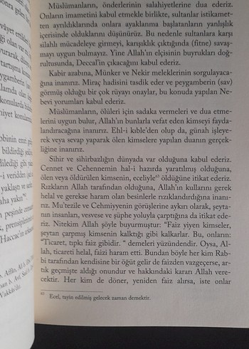 Beden Renk el ibane imam eşari kelam akaid itikad
